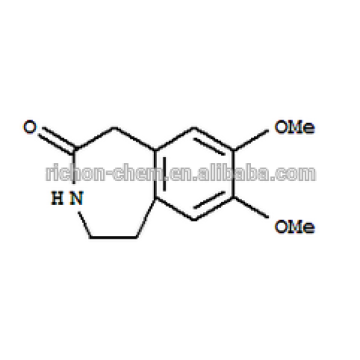 Pharmaceutical grade 7,8-Dimethoxy-1,3,4,5-tetrahydrobenzo[d]azepin-2-one CAS NO.20925-64-8 Ivabradine Hydrochloride